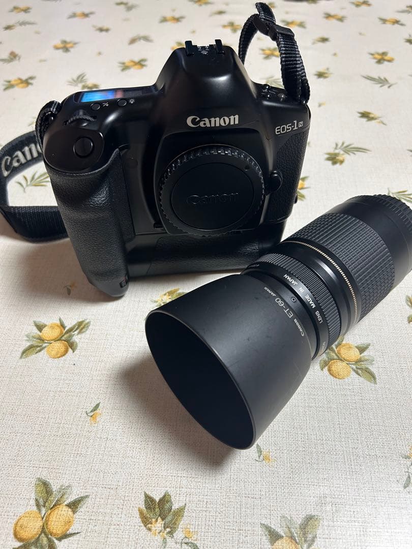 一眼レフカメラ　Canon EOS 1N 説明書、レンズ付き