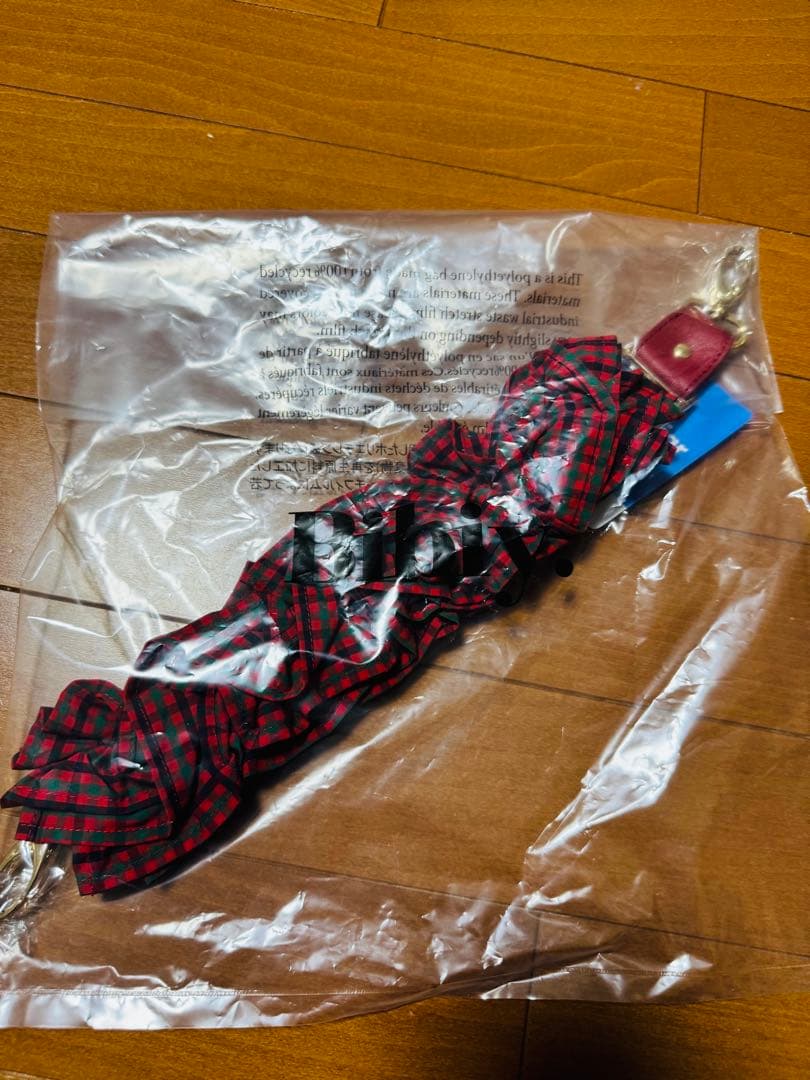 【新品未開封】ハンドストラップBibiy. × familiar 赤