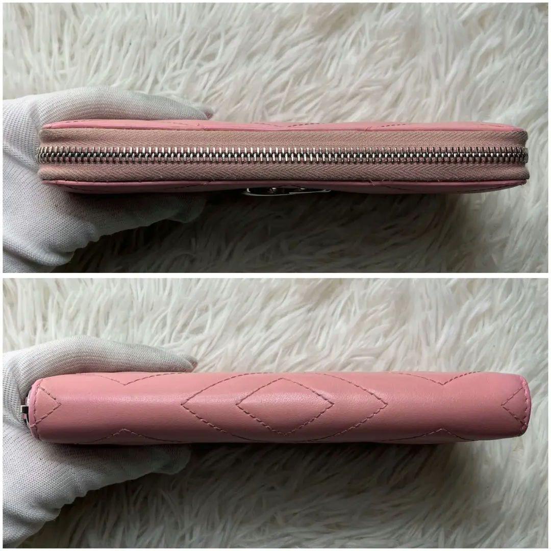 美品✨️グッチ GG マーモント 長財布 ラウンドジップ キルティング