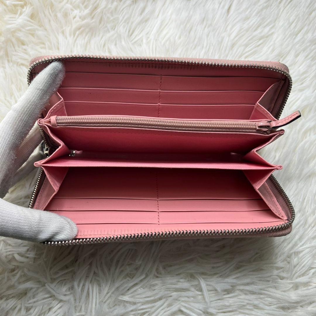 美品✨️グッチ GG マーモント 長財布 ラウンドジップ キルティング