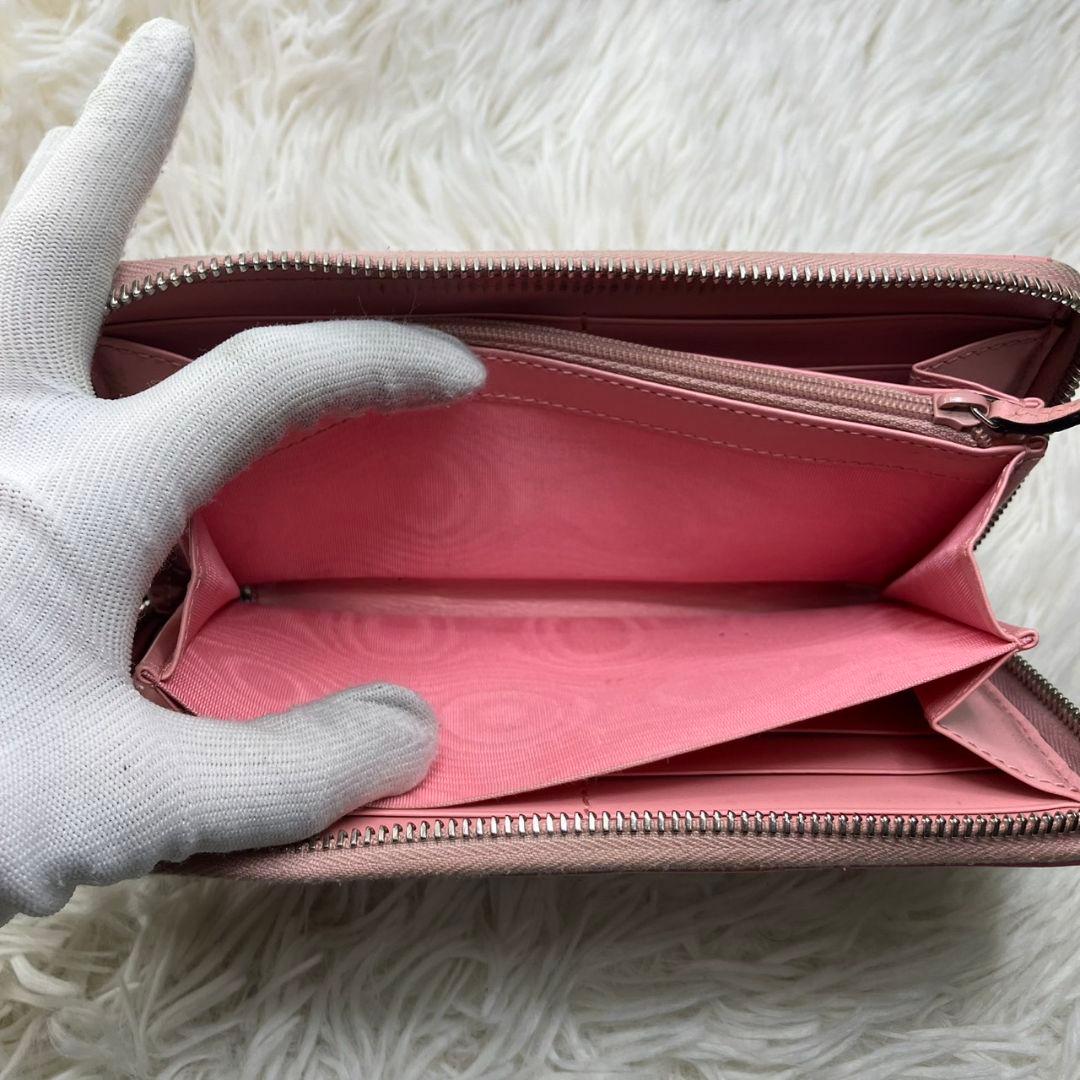 美品✨️グッチ GG マーモント 長財布 ラウンドジップ キルティング