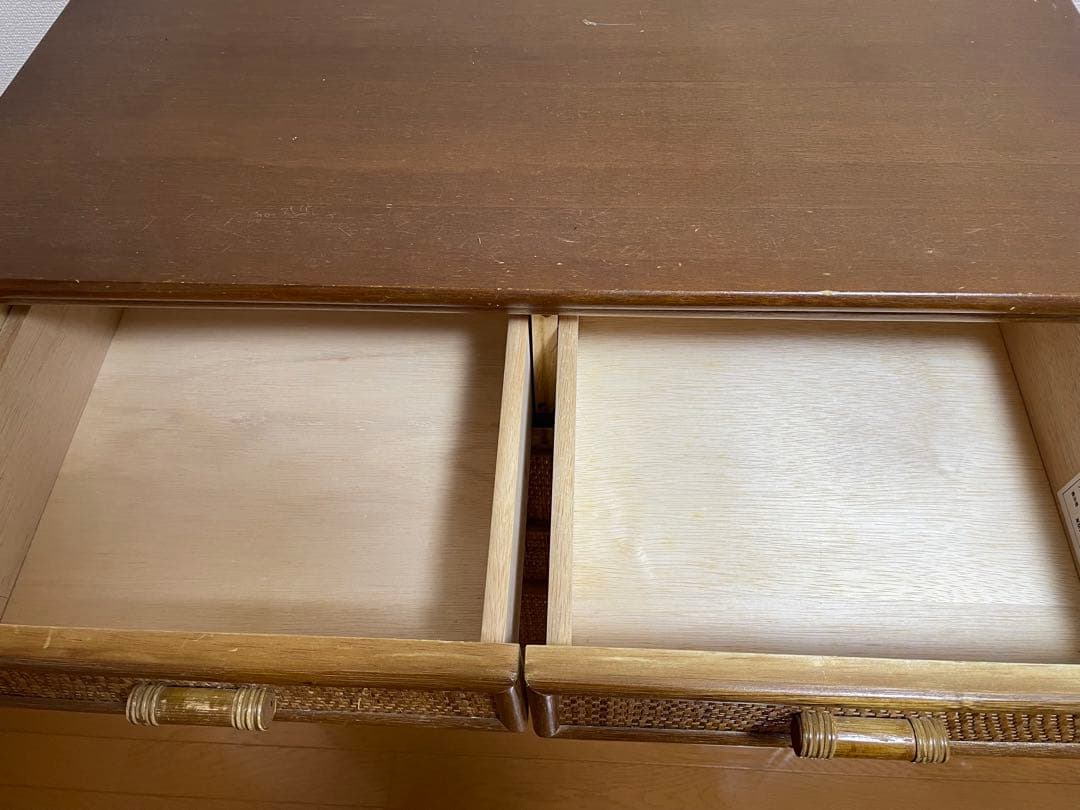 【引越しのため3/19までの出品】籐　チェスト