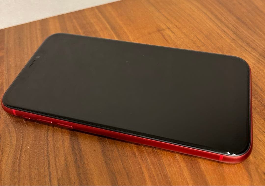 iPhone11　128GB　レッド　SIMフリー　美品