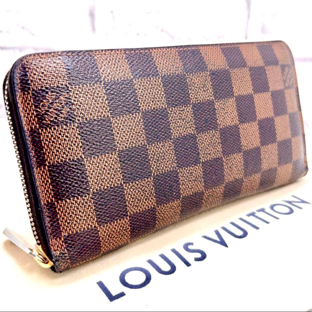 ルイヴィトン ダミエ エベヌ ジッピーウォレット N60015 ラウンドジップ