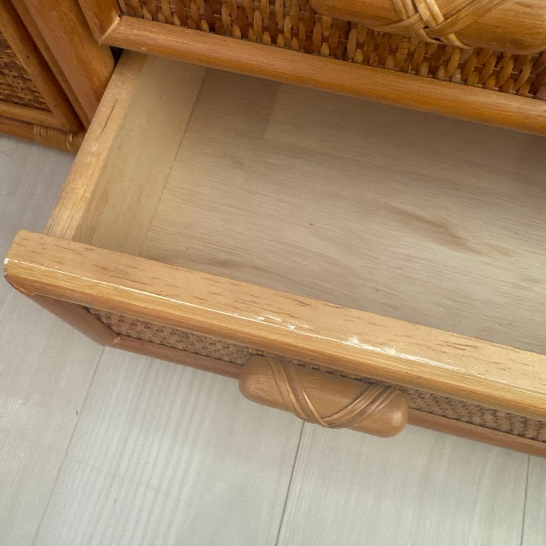 ラタン　チェスト　NISSAN製