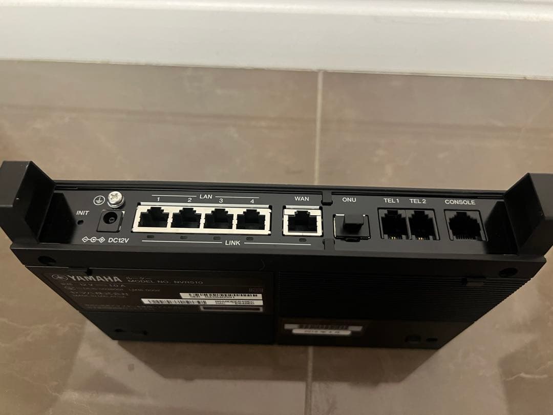 ぴ太郎 本体のみ YAMAHA/ヤマハ NVR510 ギガアクセスルーター
