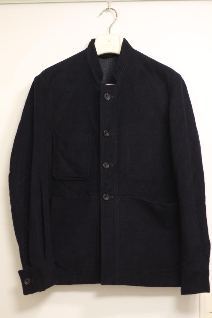 【良品】S.E.H.Kelly モールスキン スタンドカラー ジャケット S