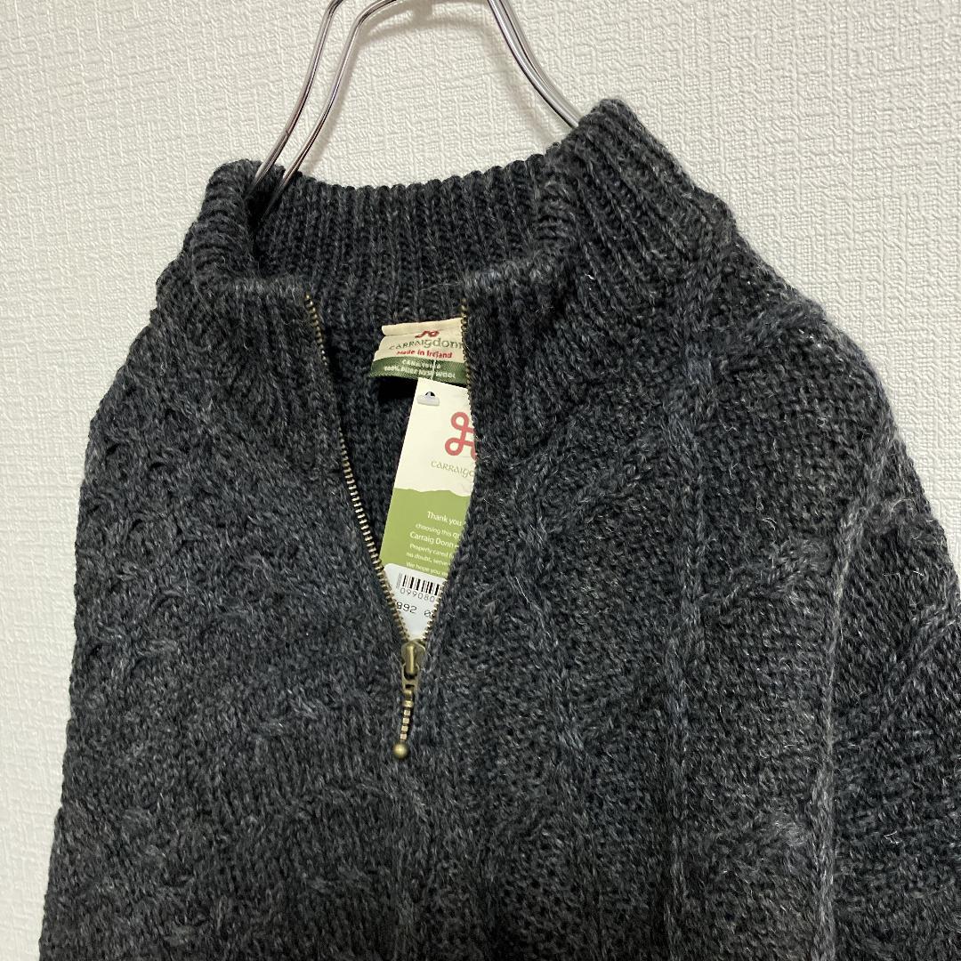 新品CARRAIG DONNフィッシャーマンズセーター未使用キャレイグドングレー