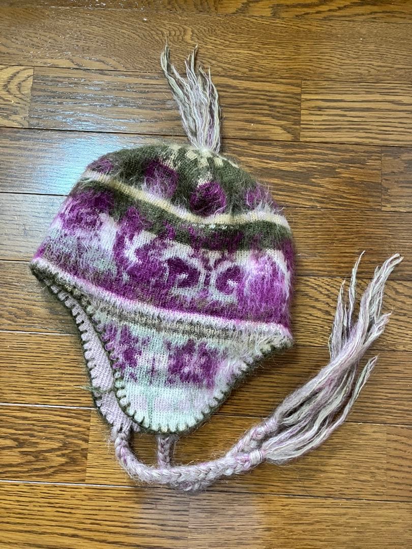 ヴィヴィアンウェストウッド　ニットキャップ　耳当て