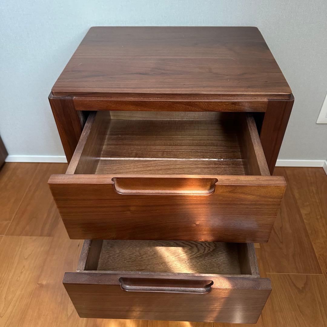 ウォールナット サイドチェスト チェスト サイドテーブル