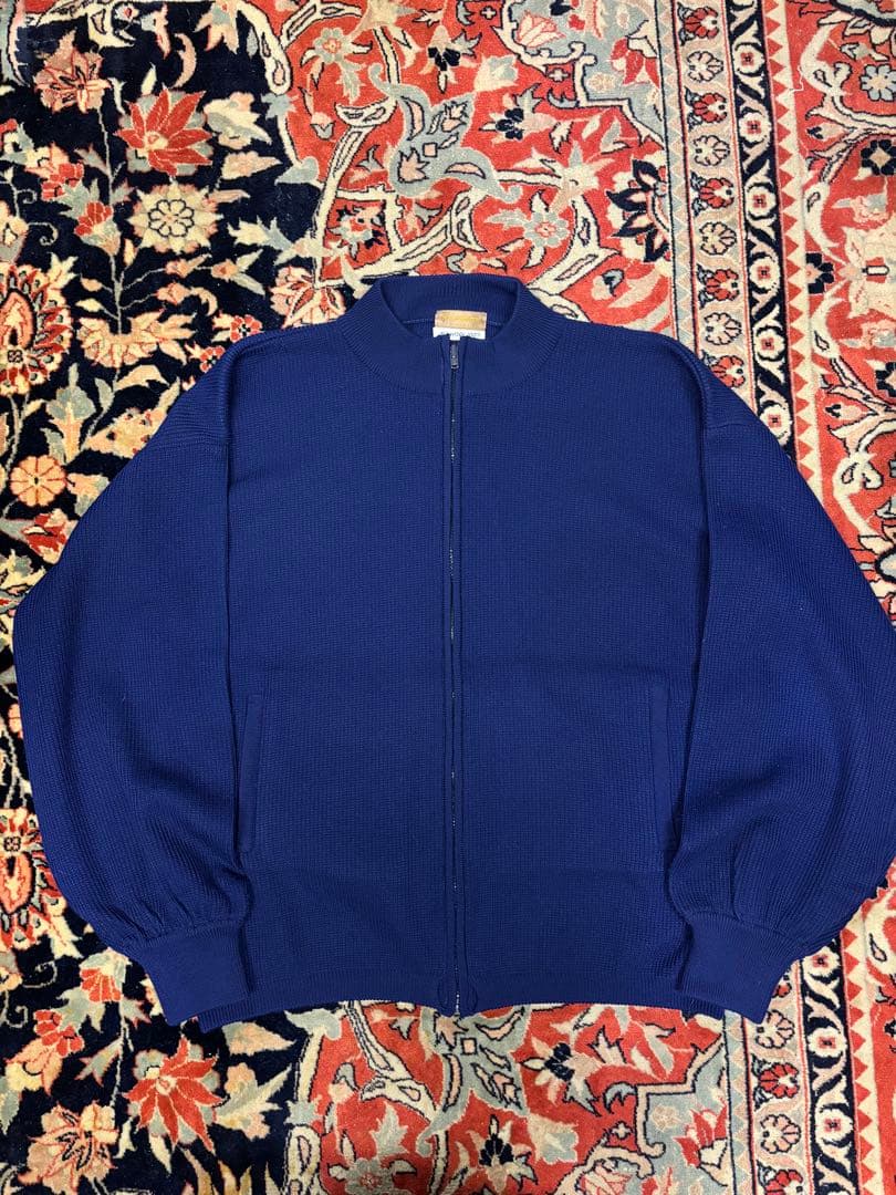 80s Yves Saint Laurent PARIS ウールニット ジップ