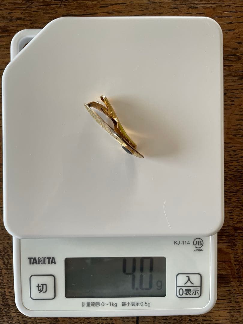 14K ゴールド　ネクタイピン