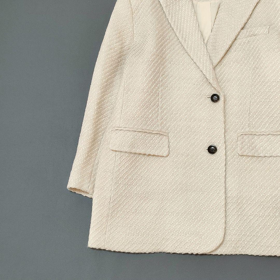 【美品】anuansアニュアンス 2024AW ツイードウールジャケットコート
