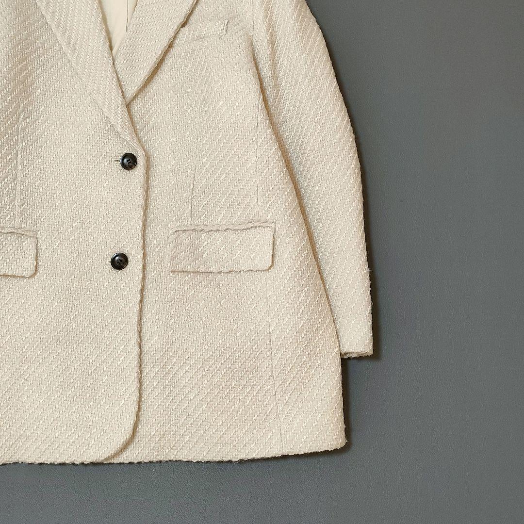 【美品】anuansアニュアンス 2024AW ツイードウールジャケットコート