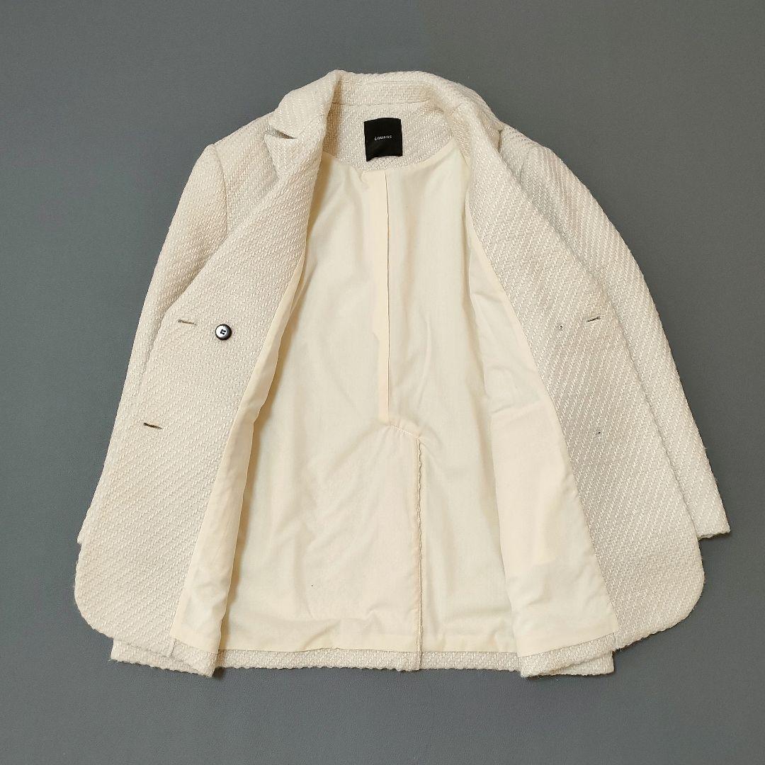 【美品】anuansアニュアンス 2024AW ツイードウールジャケットコート