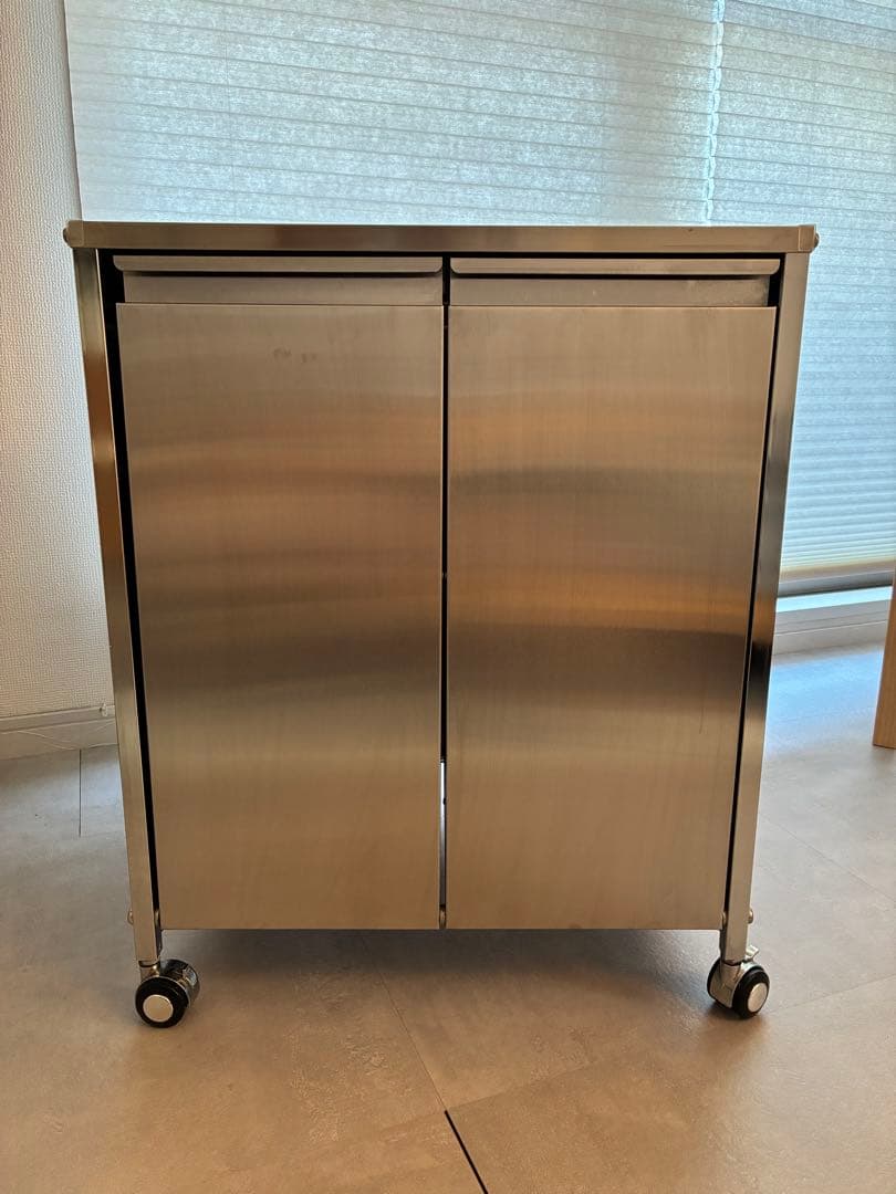 日本製 燕三条 ステンレスダストボックス