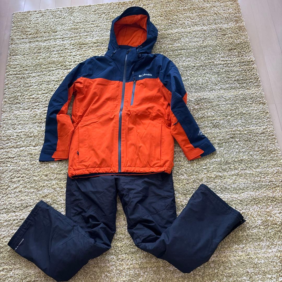 コロンビア　スノーウェア上下セット　メンズ　Sサイズ