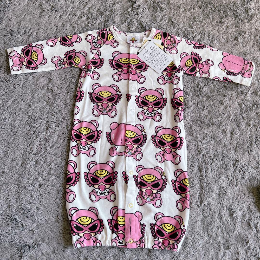ロンパース・カバーオール HYSTERICMINI teddy 2WAYALL