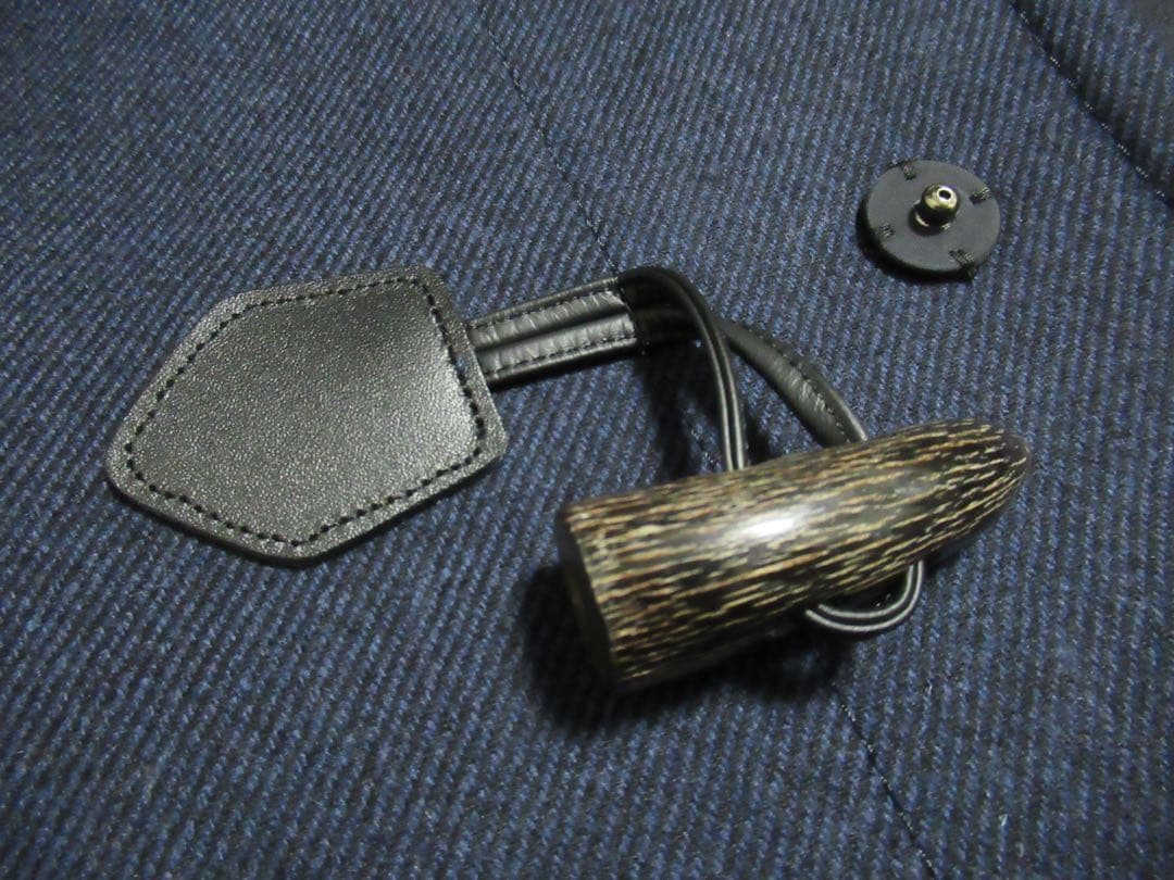 ブラックレーベルクレストブリッジ 新品！裏地総チェック柄ダッフルコート 濃紺 Ｌ