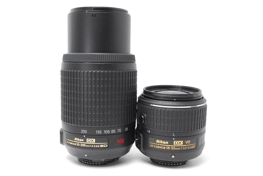 【使用感少　新品級ショット数　ダブルレンズ】Nikon D3300　スマホ転送