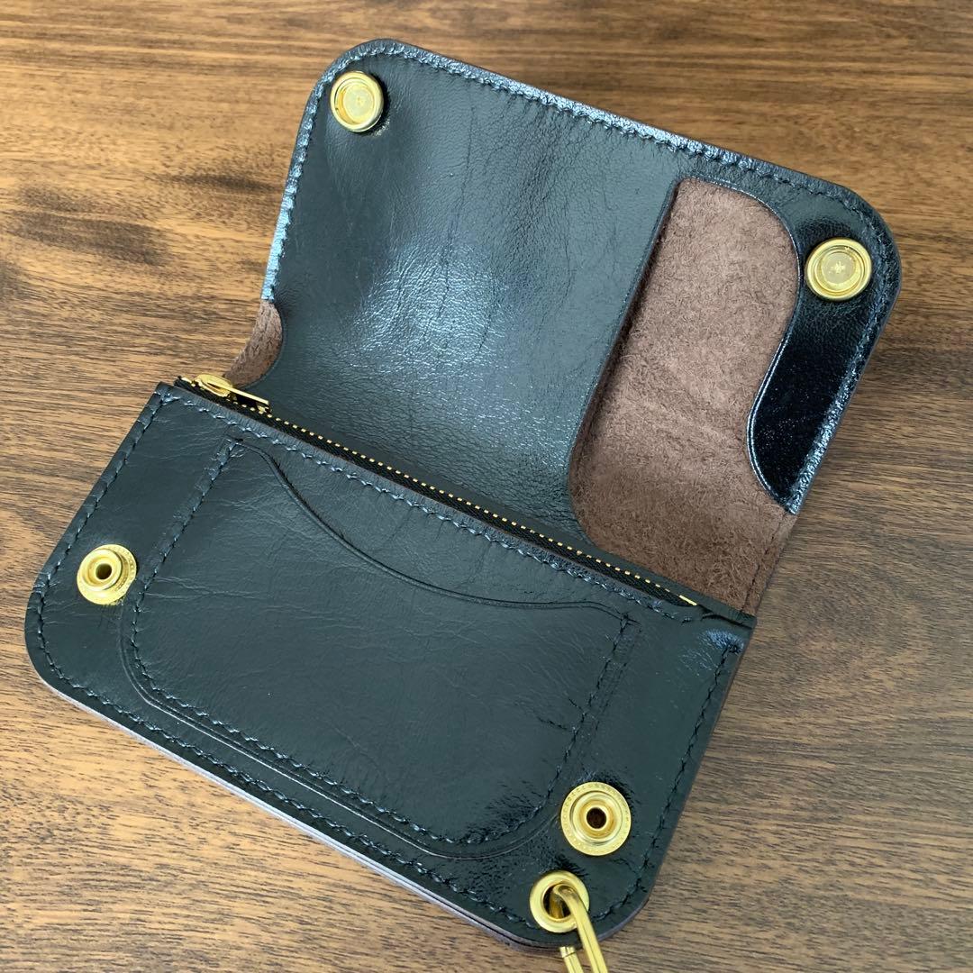 トラッカーウォレット　馬革　CA008 ミドル
