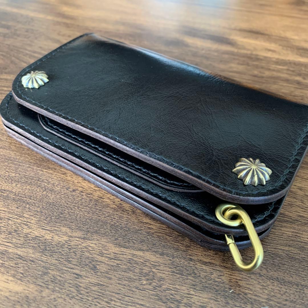 トラッカーウォレット　馬革　CA008 ミドル