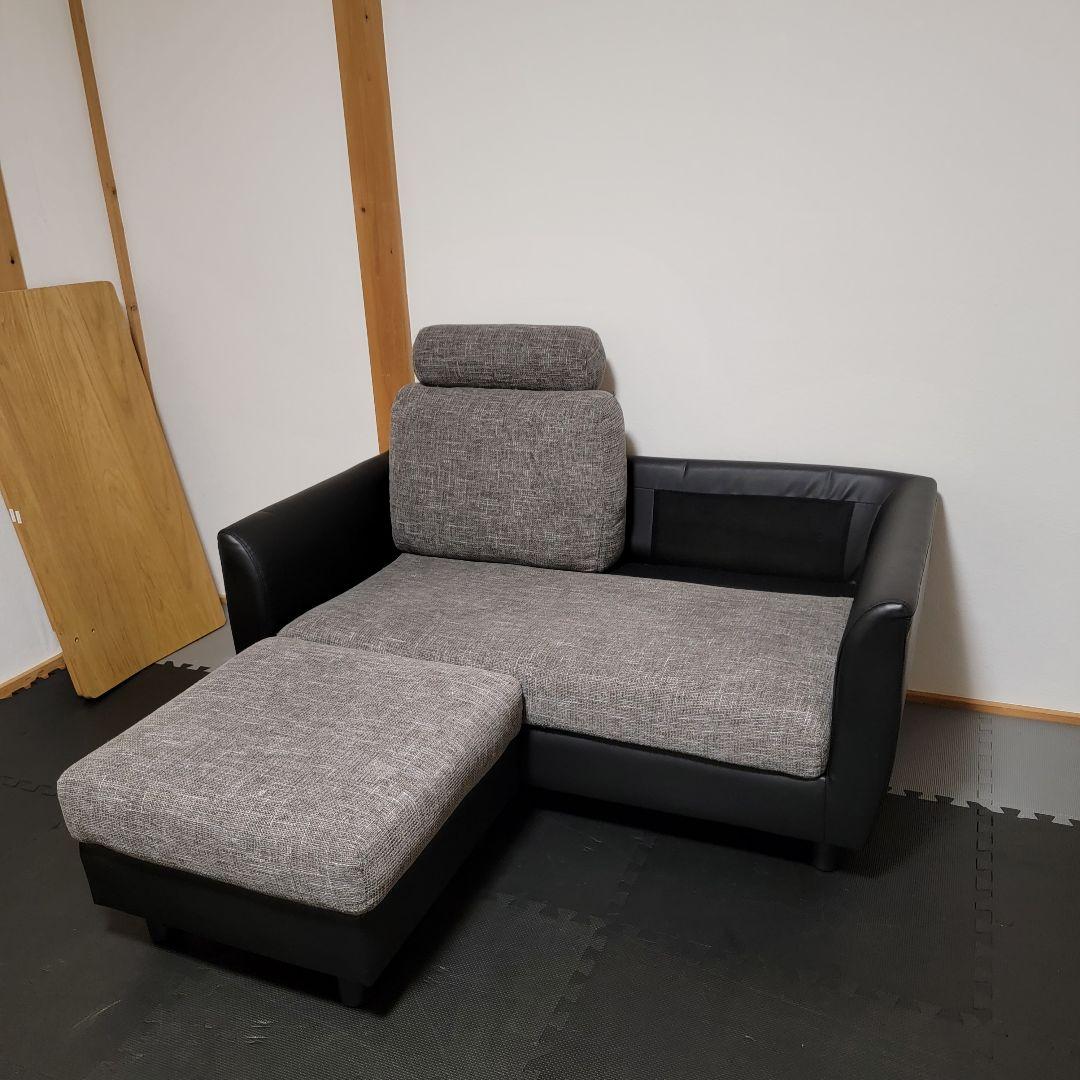 LOWYA MICROLY 2pソファー オットマン
