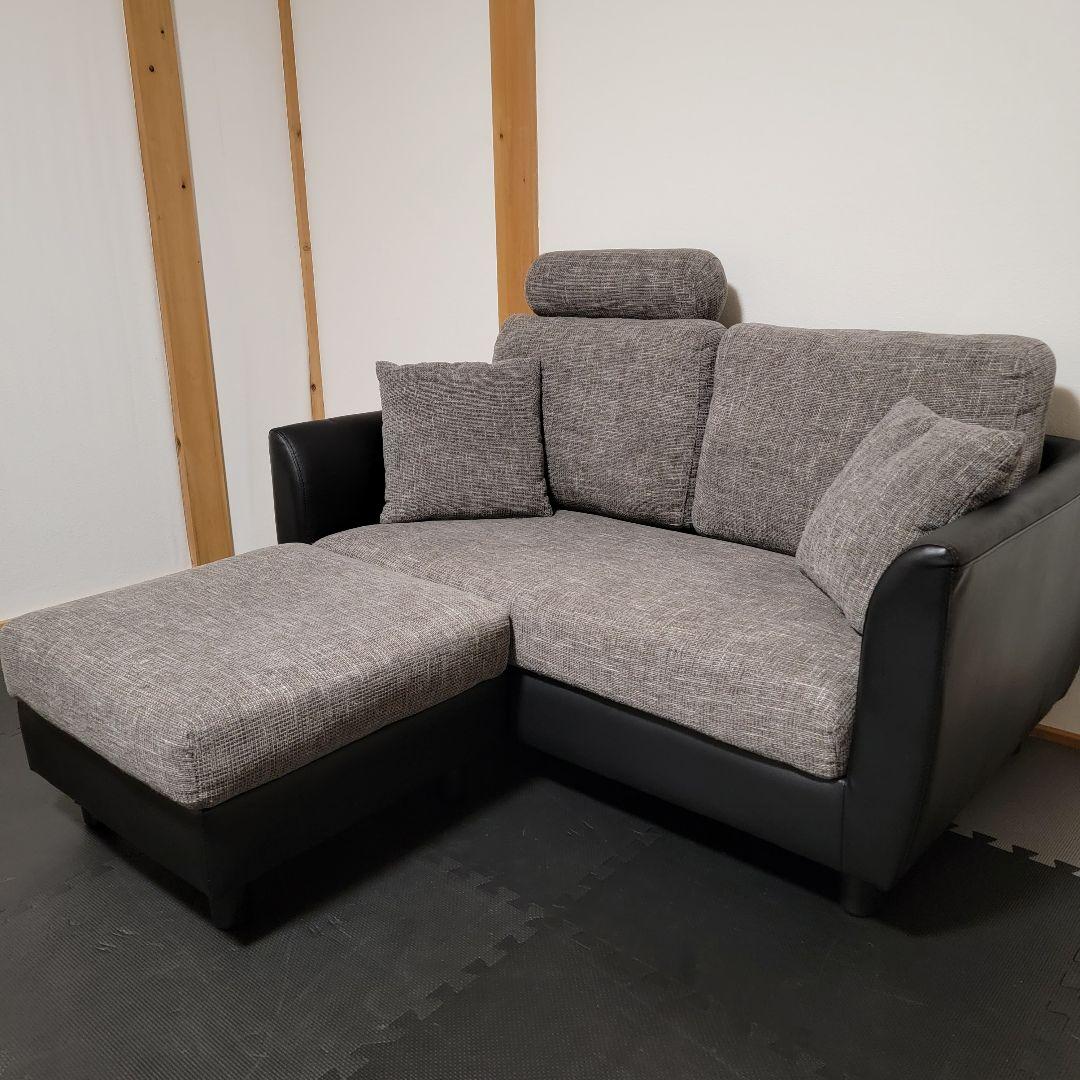 LOWYA MICROLY 2pソファー オットマン