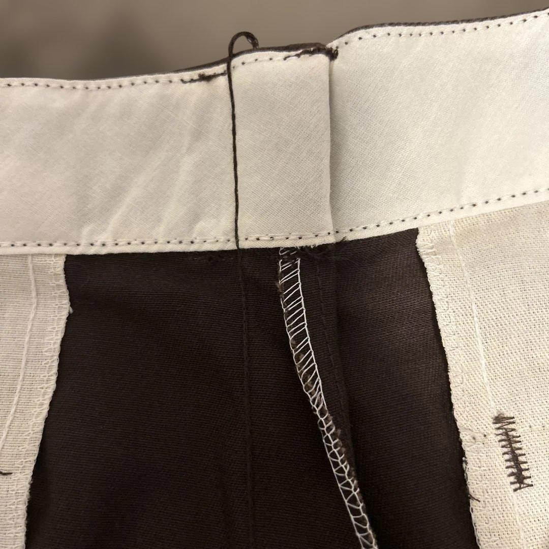 USA製 Dickies 874 ブラウン/ TALON ジップ　裾上げ