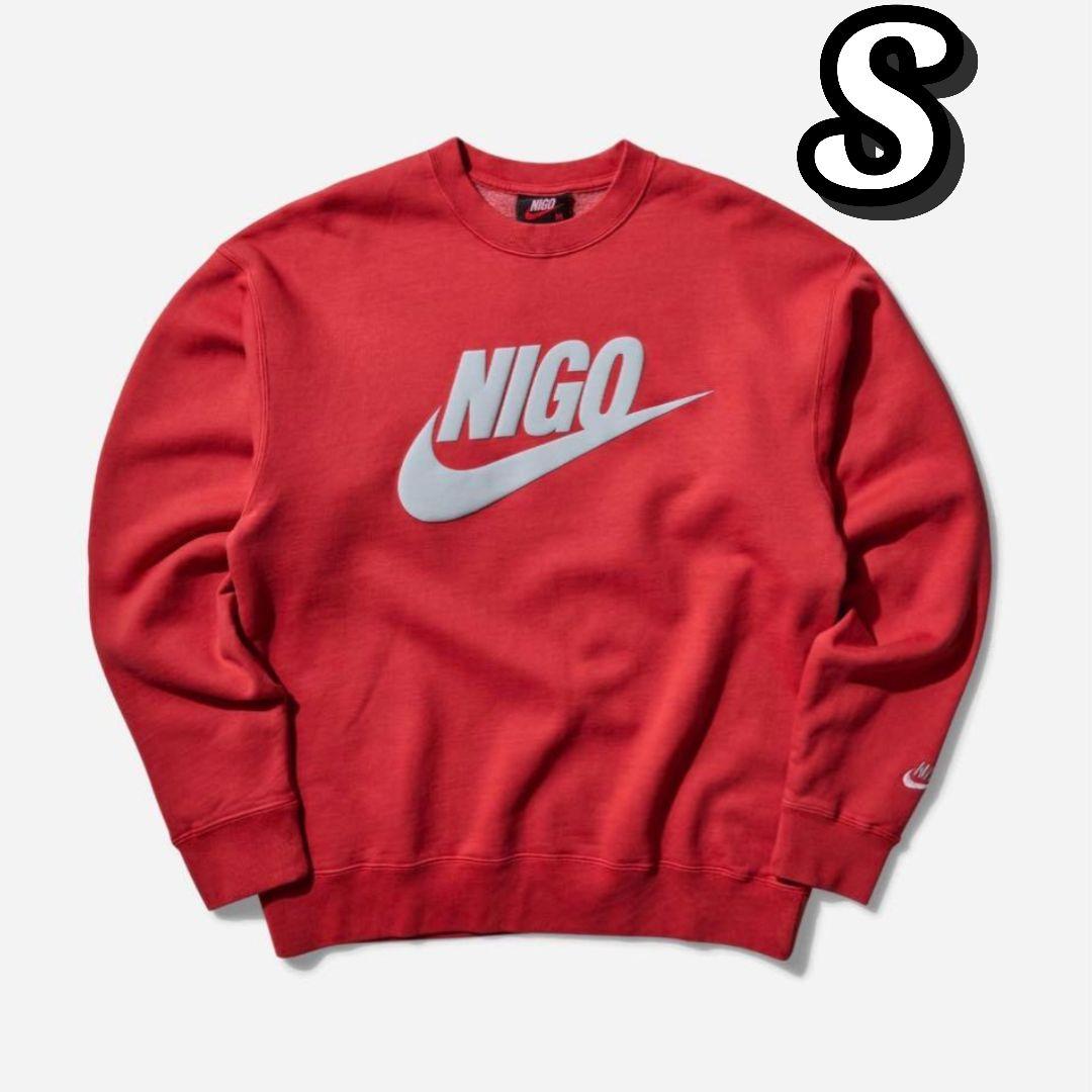 NIGO Nike NRG Crew Fleece RED Sサイズ