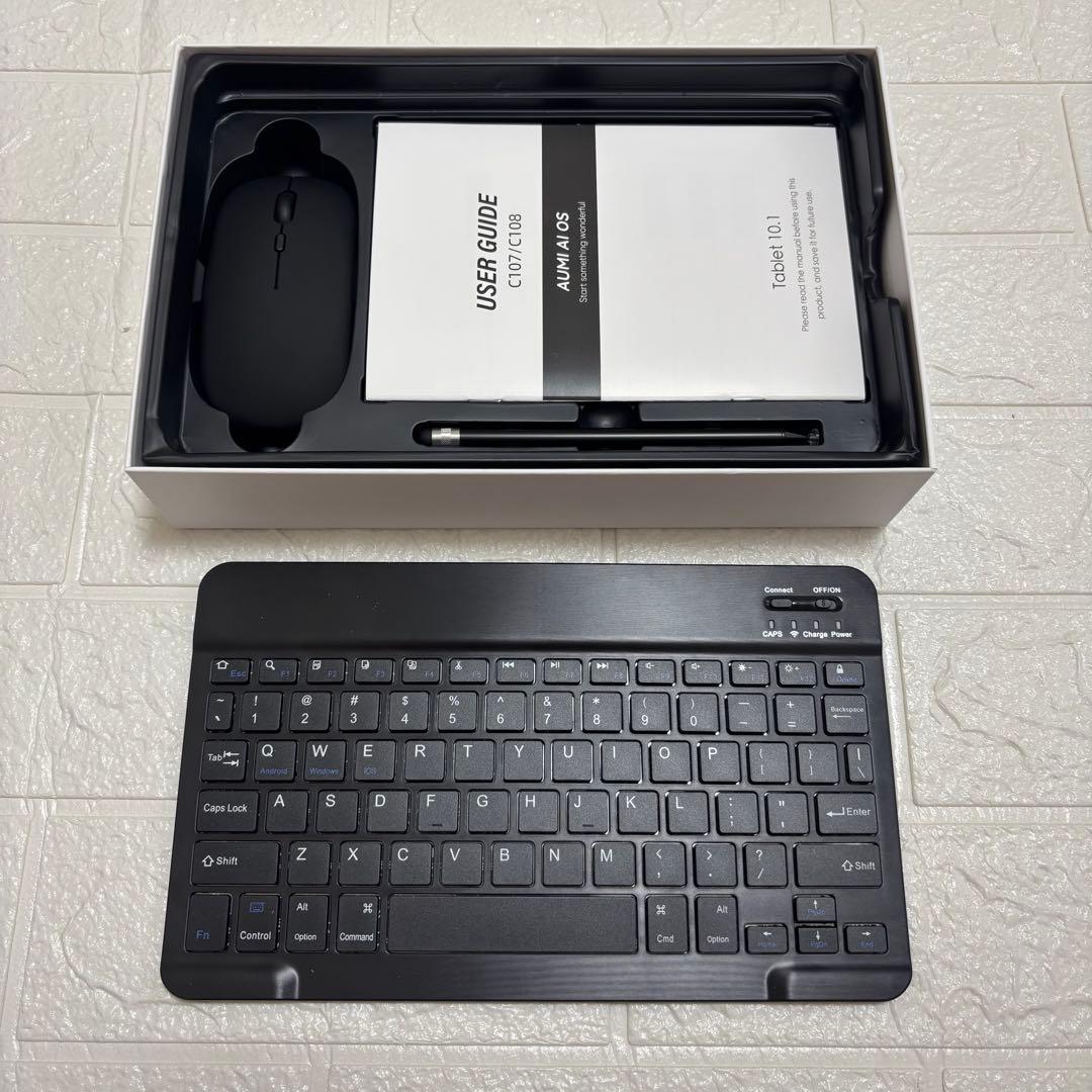 Android 14 AUMI AI タブレット 10インチ 8コアCPU