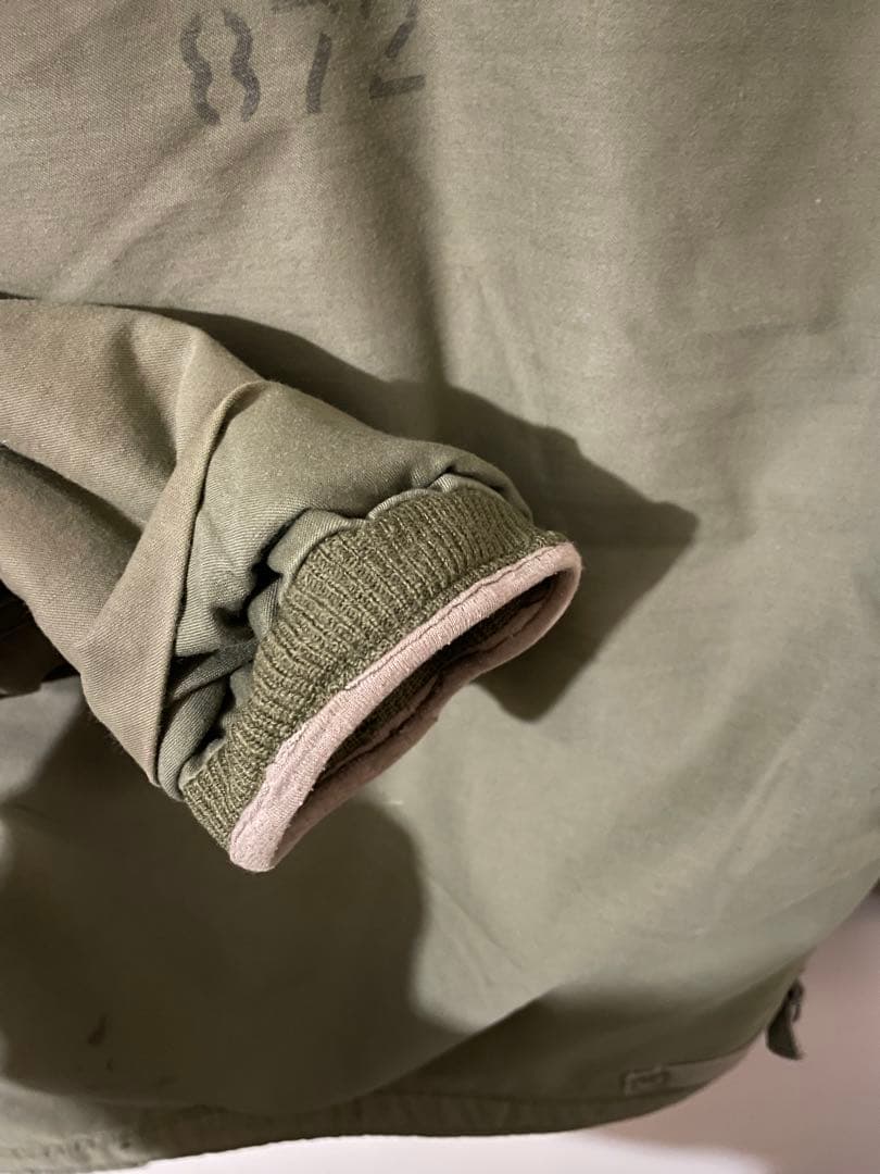 米軍実物 80's U.S. NAVY A-2 デッキジャケット L オリジナル