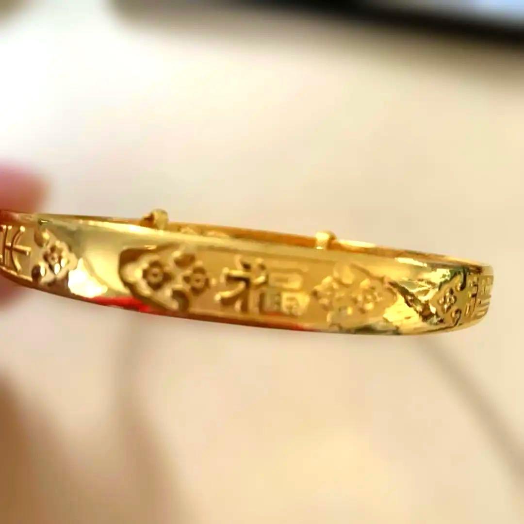 本物24金バングル999足金k24バングル999k24