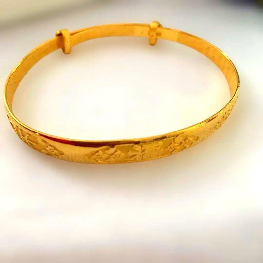 本物24金バングル999足金k24バングル999k24