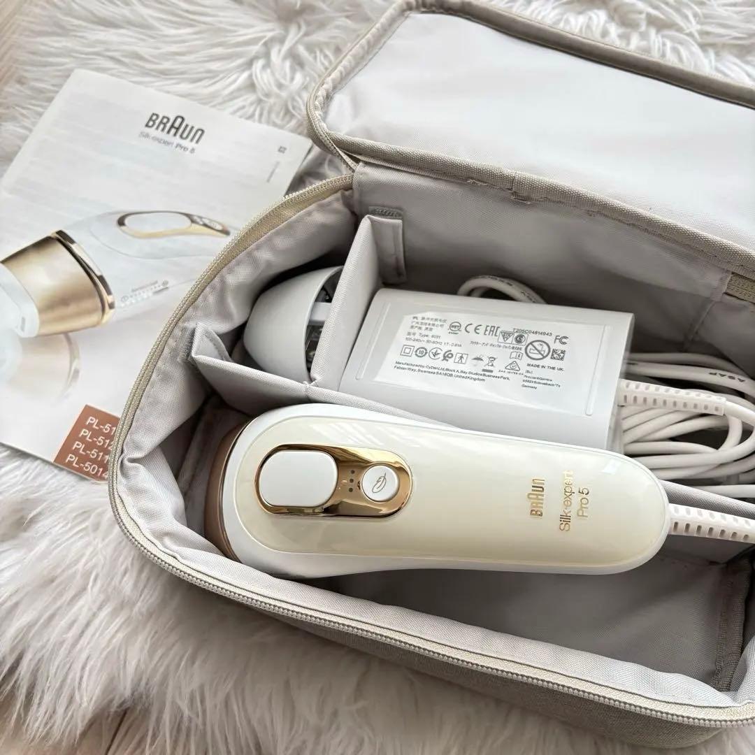 【未使用】BRAUN Silk-expert Pro 5 脱毛器 収納ケース付き