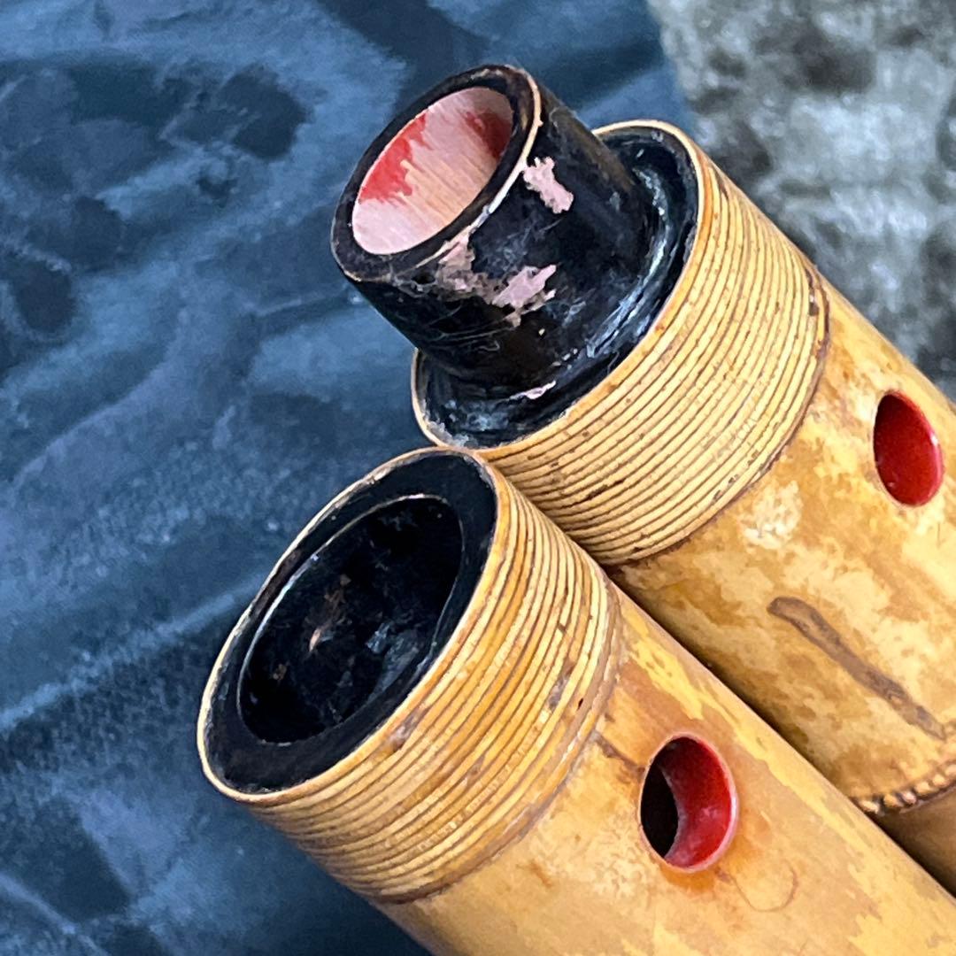 尺八 琴古流 一尺九寸管 籐巻き 【音出し確認済み】