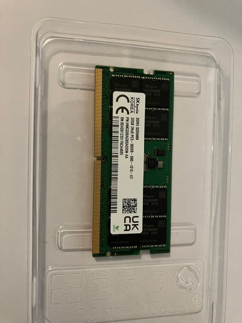 メモリー SK hynix DDR5 32GB SO-DIMM