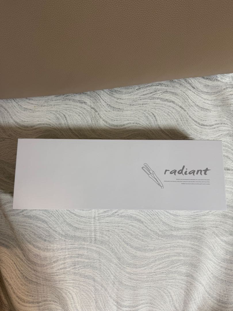 radiant ヘアアイロン レッド 1本