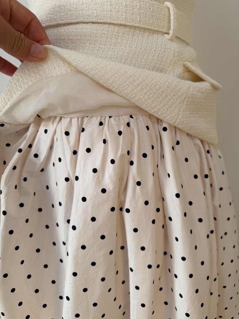 ✳️人気新作 新品SelfPortrait 白ロングワンピース