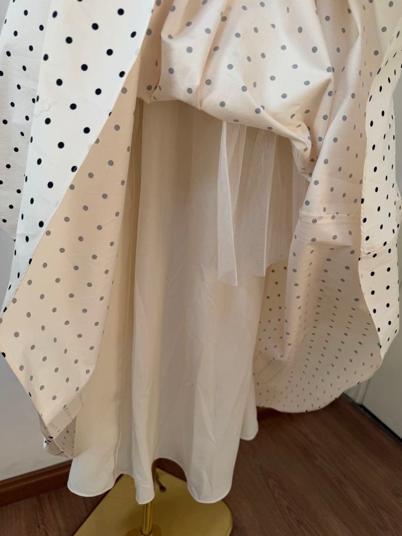 ✳️人気新作 新品SelfPortrait 白ロングワンピース