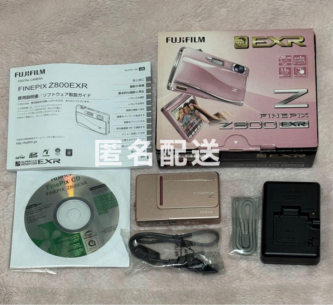【動作確認済】 FUJIFILM FINEPIX Z800 EXR ピンク 箱付