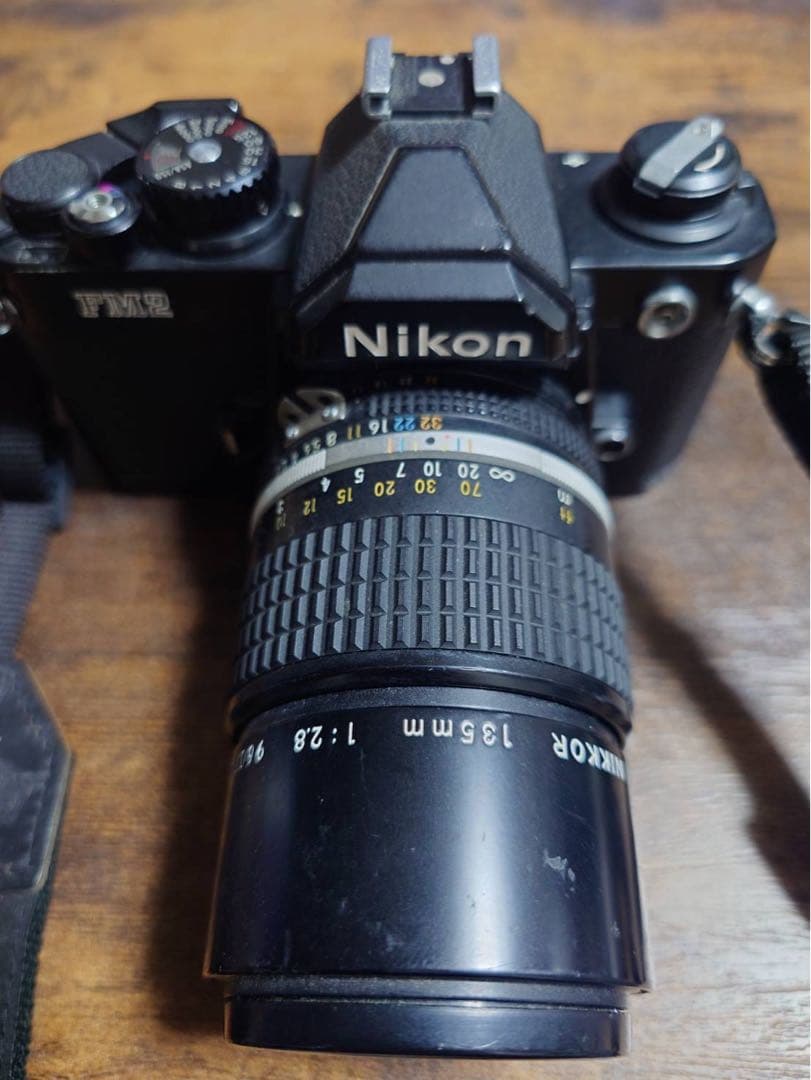 Nikon New FM2 一眼レフカメラ Nikkor 135mmレンズ付
