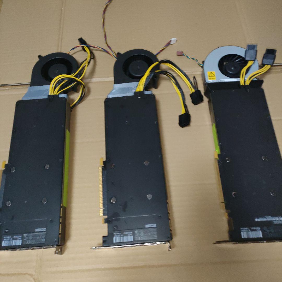 NVIDIA Tesla P40 24GB GDDR5 3台セット