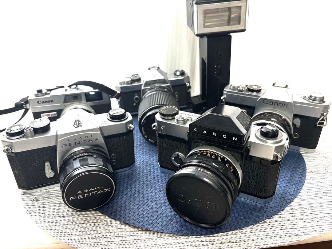 キャノン 必見 旧型カメラ他 　　　　　　　　　５台セット‼️ジャンク品扱い