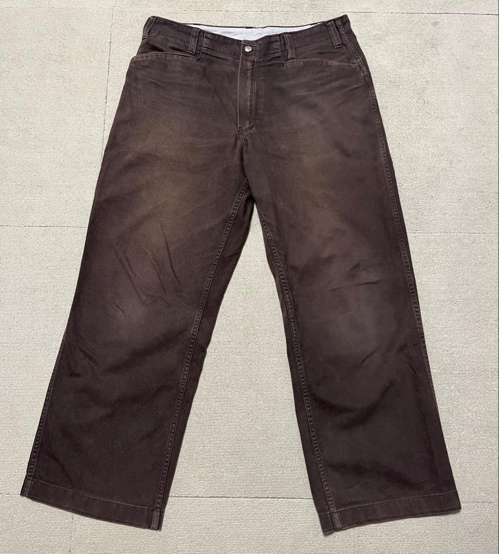 テンダーロイン TENDERLOIN ワークパンツ　M ブラウン　茶色