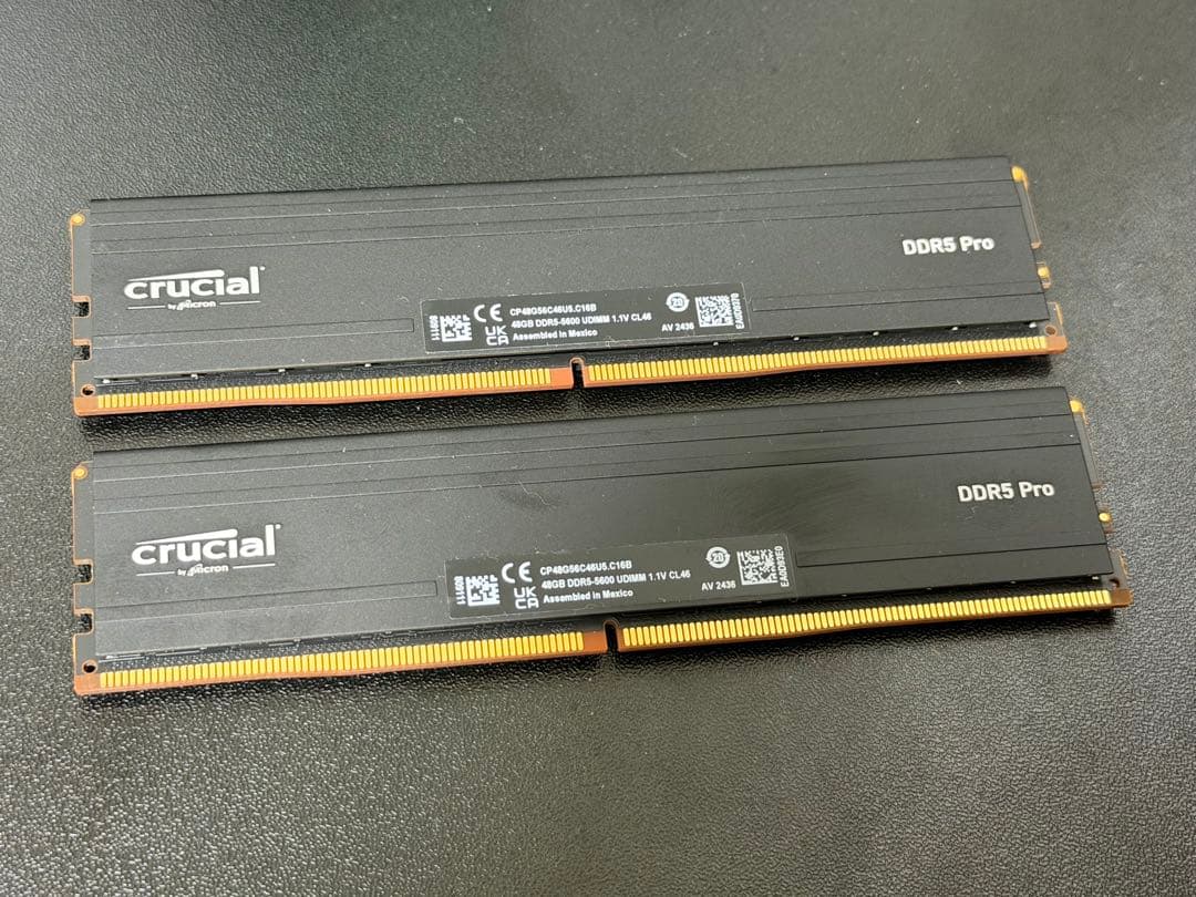 メモリー Crucial 96GB DDR5-5600 48GBx2