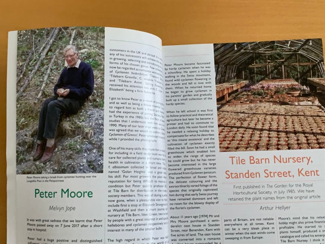 英国シクラメン協会ジャーナル16冊 幻の原種シクラメン ソマレンセ タイルバーン
