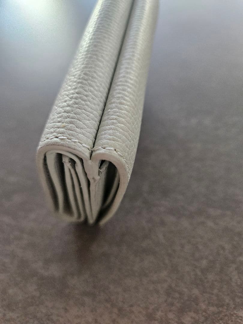 LOEWE　アナグラム　トライフォールドウォレット　三つ折り財布　ライトグリーン