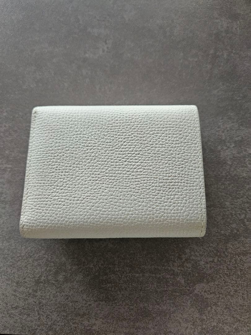 LOEWE　アナグラム　トライフォールドウォレット　三つ折り財布　ライトグリーン