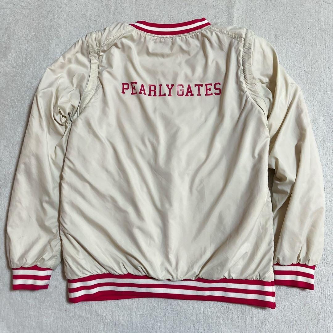 パーリーゲイツ　リバーシブル　4way　中綿　スニード　ベスト　ピンク　L